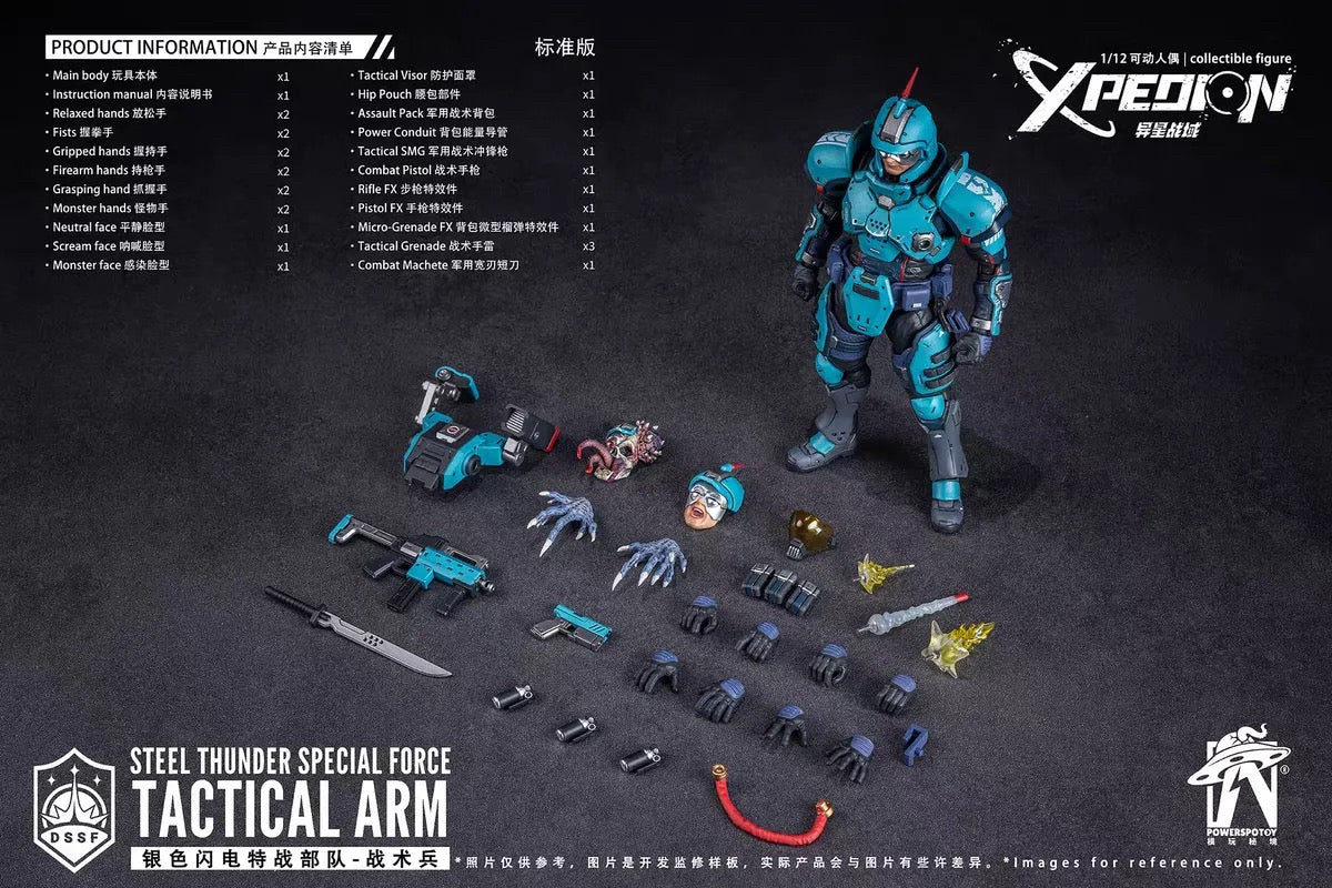 Xpedion Steel Thunder Special Force Tactical-X Tactical Arm 1/12 Scale Action Figure