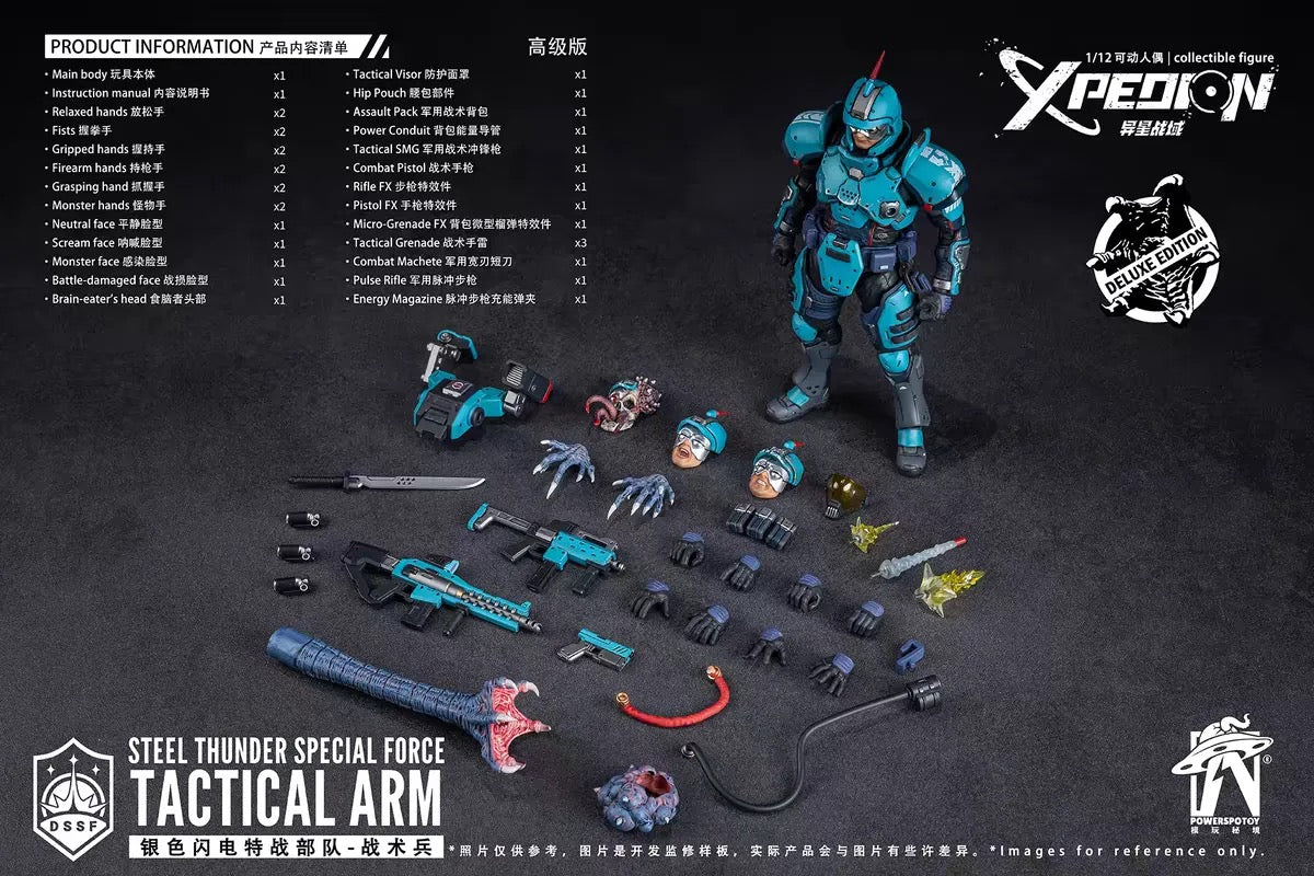 Xpedion Steel Thunder Special Force Tactical-X Tactical Arm 1/12 Scale Action Figure